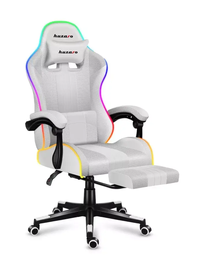 Игровое кресло Huzaro FORCE 4.7 RGB White Photo 14