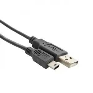 USB cable QOLTEC 52327 — USB 2.0, USB A to Mini-USB B, 1.8 m, black