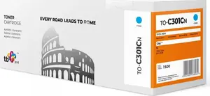 Тонер-картридж TB Print TO-C301CN для OKI C301 голубой (cyan), 100% новый
