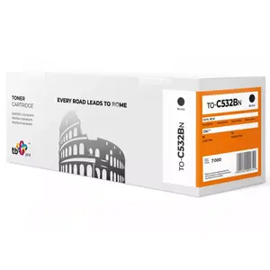 Toner cartridge TB Print TO-C532BN, compatible black, yield 7000 pages, 1 pc