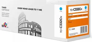 Тонер-картридж TB Print TO-C332CN для OKI C332 голубой (cyan), новый совместимый