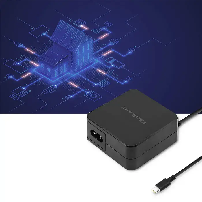 Lādētājs QOLTEC 51027 — 65 W AC-DC USB Photo 3
