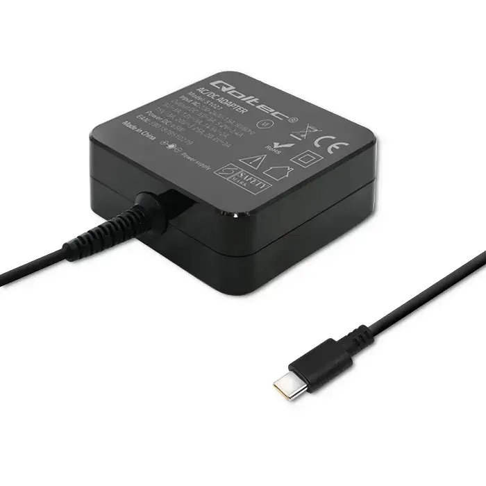 Lādētājs QOLTEC 51027 — 65 W AC-DC USB Photo 5