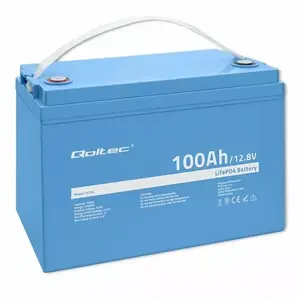Qoltec 53705 Litija dzelzs fosfāta akumulators 100 Ah 12.8 V