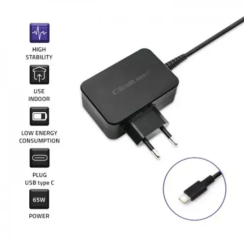 QOLTEC 51024 65W USB PD AC lādētājs Photo 4