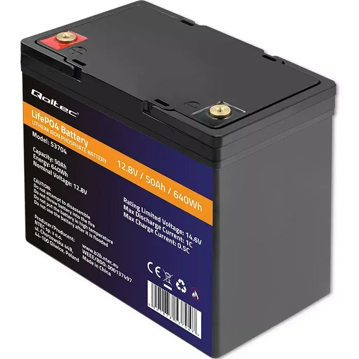 LiFePO4 battery QOLTEC 53704 12.8V 50Ah Photo 7