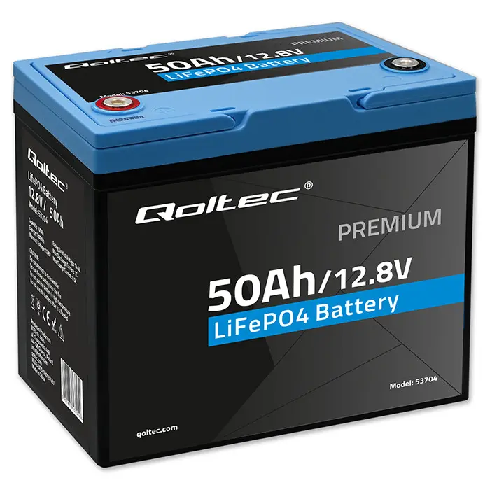 LiFePO4 battery QOLTEC 53704 12.8V 50Ah Photo 8
