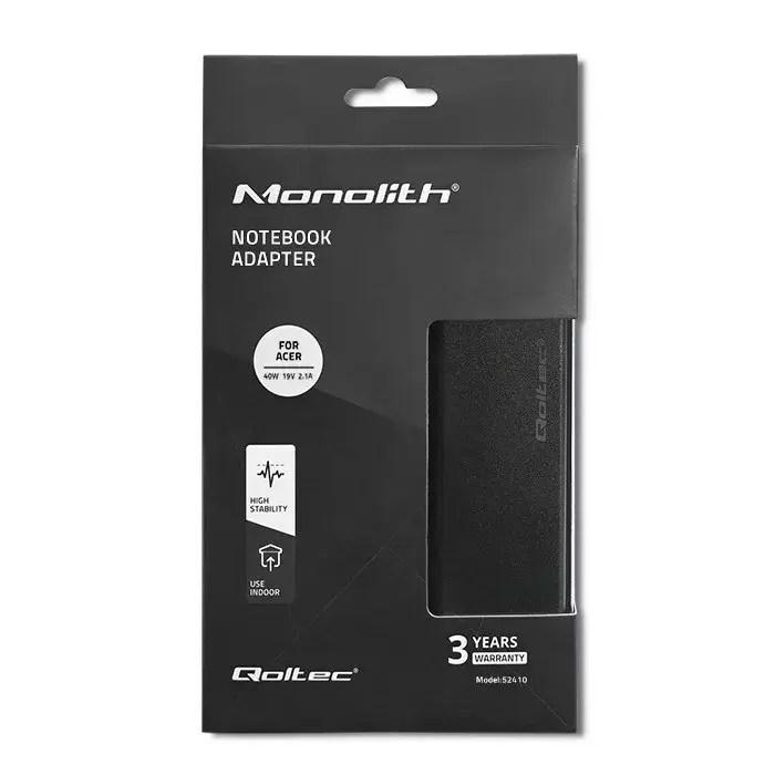 QOLTEC блок питания 40W 19V 2.1A для Acer Photo 3