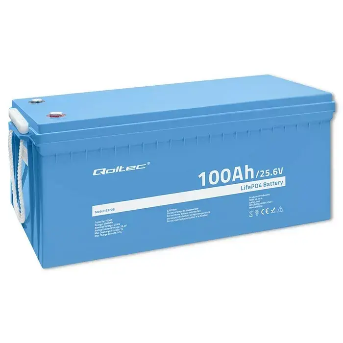 Akumulators QOLTEC LiFePO4 25,6V 100Ah