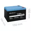 LiFePO4 akumulators QOLTEC 53701 12,8V 12Ah Photo 7