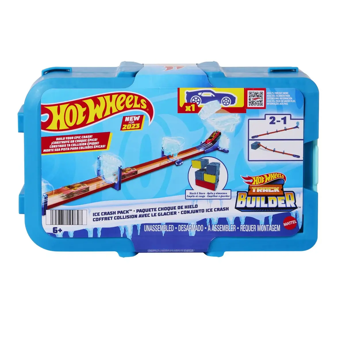 MATTEL Hot Wheels Track Builder Ice Crash Pack Photo 6
