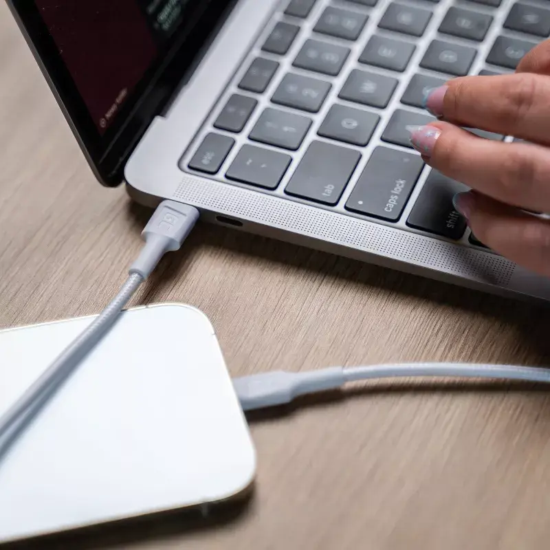 Green Cell Lightning uz USB‑C kabelis GC PowerStream 1 m Photo 5