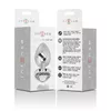 Анальная пробка INTENSE Aluminum Metal White Heart M Photo 7