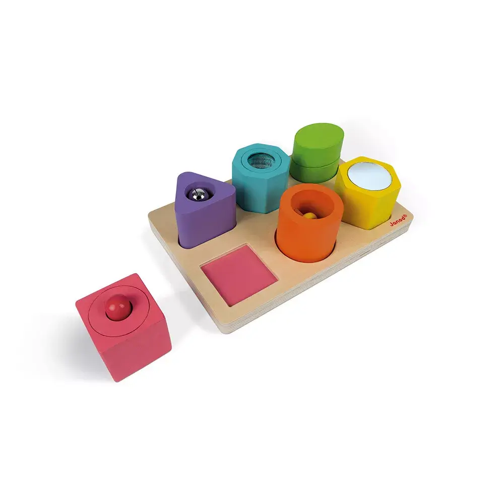 Деревянный пазл Janod I Wood Shapes & Sounds Photo 6
