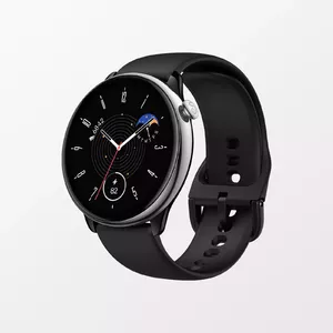 Amazfit GTR Mini 3,25 cm (1.28") AMOLED 42 mm Digitāls 416 x 416 pikseļi Skārienjūtīgais ekrāns Melns, Sudrabs GPS