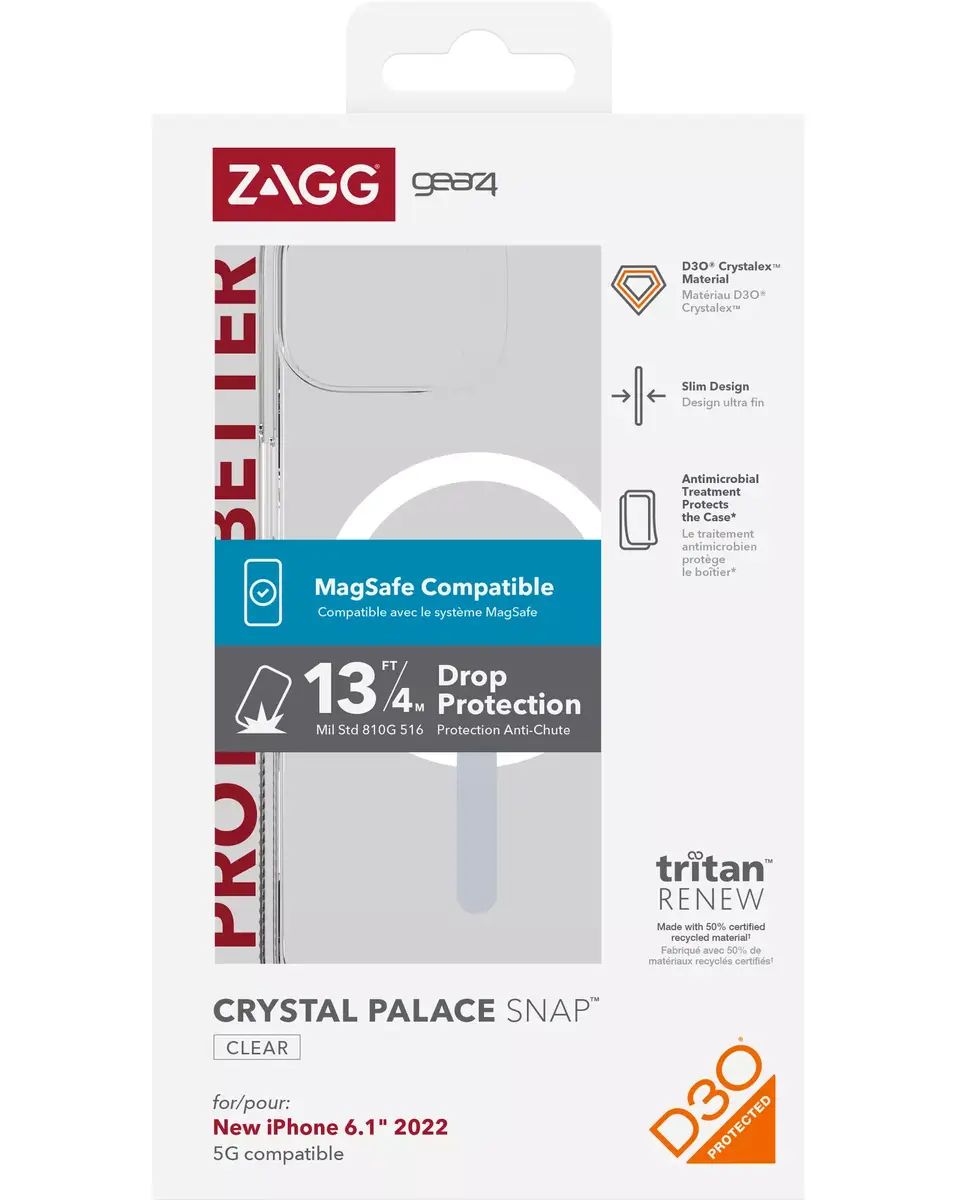 Чехол GEAR4 D3O Crystal Palace Snap Apple iPhone 14 Photo 20