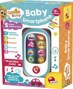 Игрушечный смартфон Lisciani Carotina Baby Smartfon 55777 — интерактивное обучающее устройство для малышей