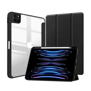 Crong PrimeFolio Tablet Case for Apple iPad Pro 11 and iPad Air 10.9 Black Thermoplastic Polyurethane and Polycarbonate with Stand Mode