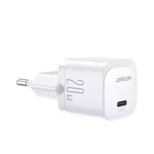 Joyroom JR-TCF02 Mini formāta Ātrs tīkla lādētājs ar USB C 20W PD White