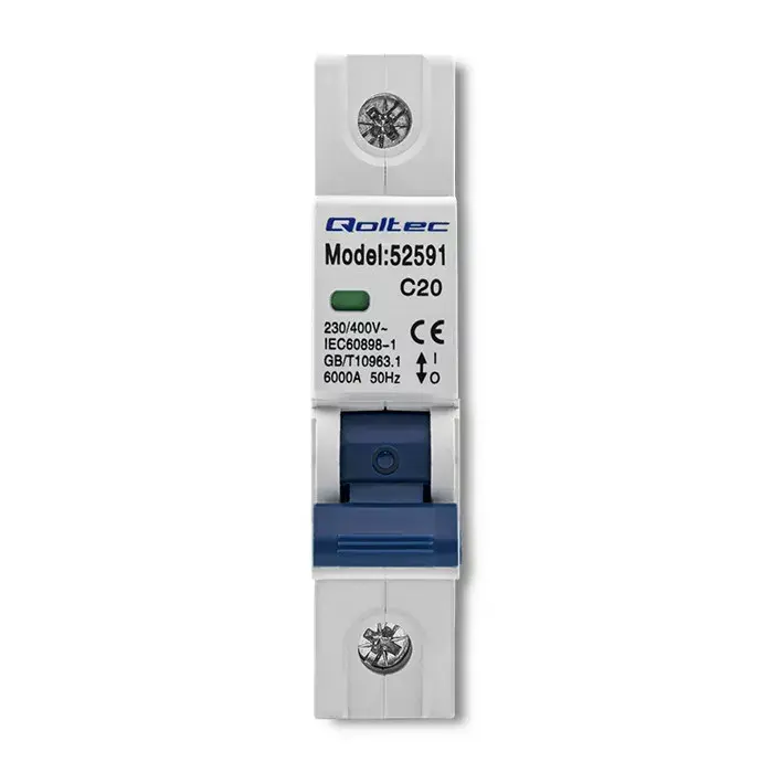 Miniature circuit breaker QOLTEC 52591 1P 20 A Photo 5