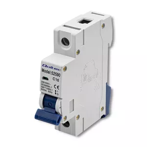 Miniature circuit breaker Qoltec 52590 1P 16A Class C