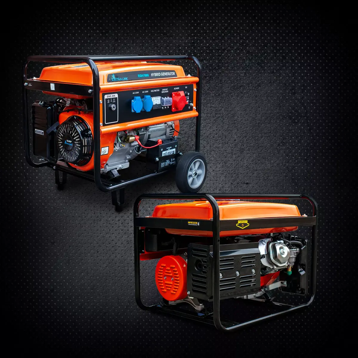 Jaudas ģenerators Extralink EGH-7000 hibrīds Photo 18
