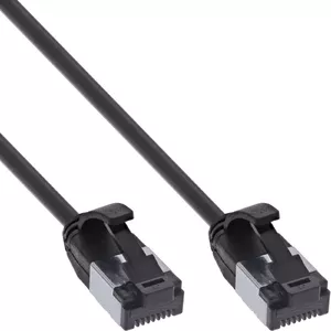 InLine Патч-кабель slim U/FTP Cat.8.1 TPE безгалогенный черный 5м
