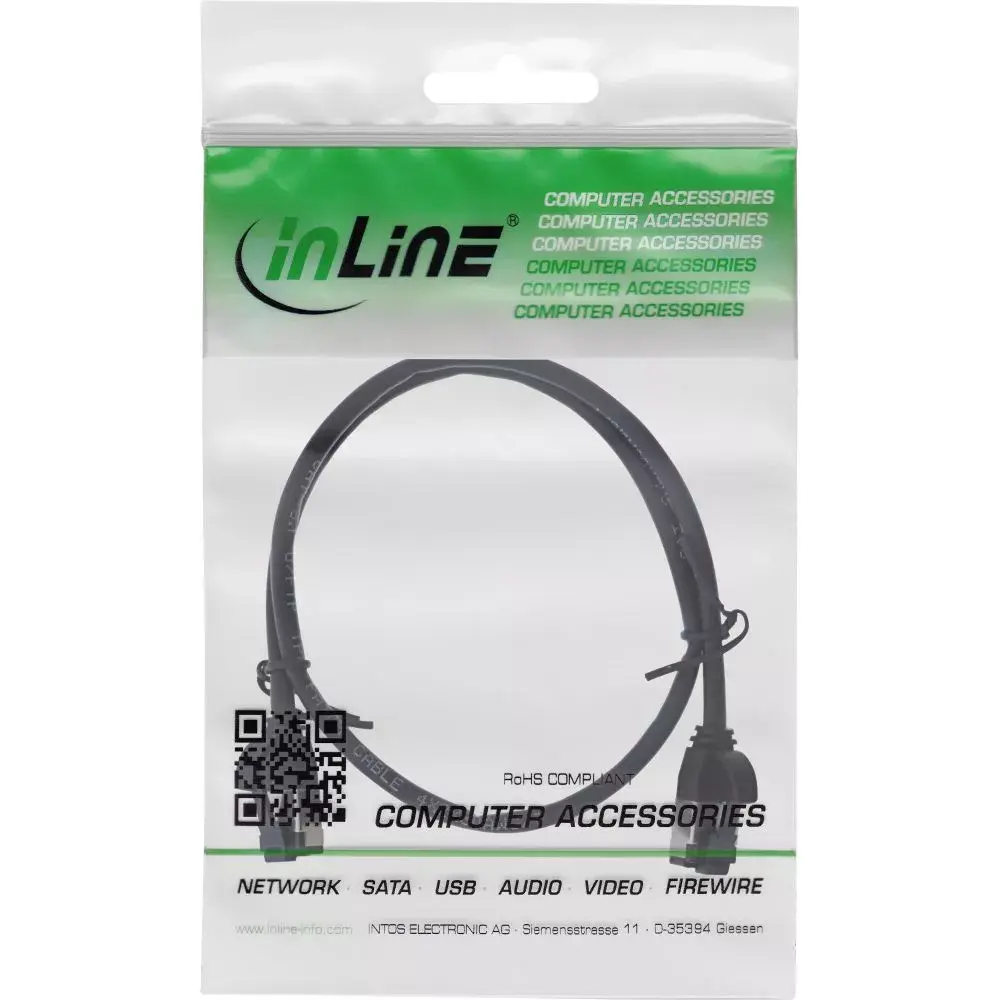 InLine Patch cable slim Cat.8.1 0.5m Photo 2
