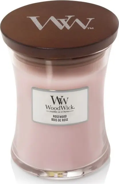WoodWick Rosewood aromatizētā svece Photo 2