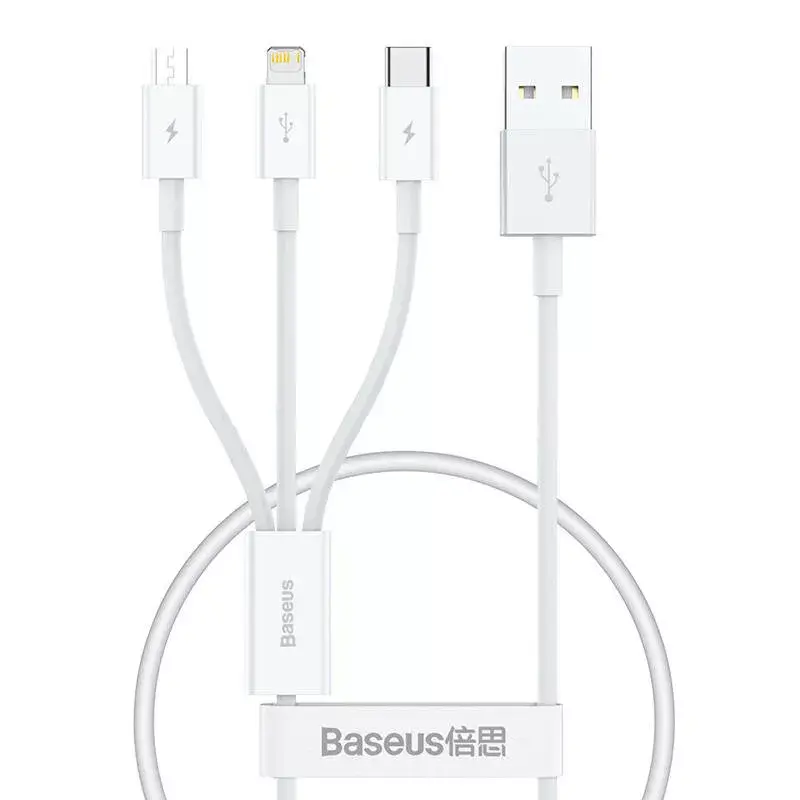 USB kabelis Baseus P10320105221-01 0,5 m 3.5A Photo 2