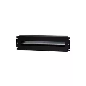 DIN Rail Enclosure Lexi-NET LX19-3U-B — 3U, Black, 22 Module Capacity