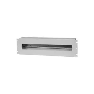 Distribution DIN rail enclosure Lexi-NET LX19-3U-G — 3U height, 22 modules, grey