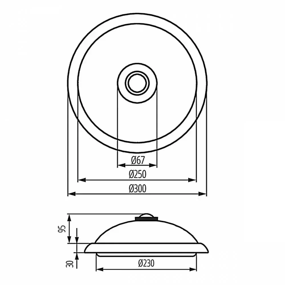 Griestu lampa MACLEAN MCE324 PIR 2x40W Photo 8