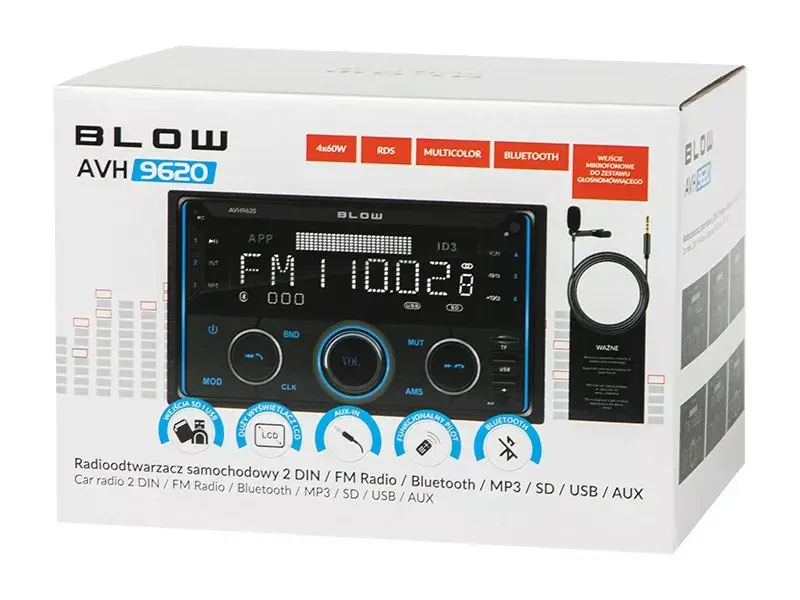 2DIN car radio BLOW AVH-9620 Photo 2
