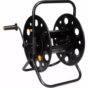 Катушка для шланга EPM E-200-0306 — металл, чёрная, ёмкость 100 м