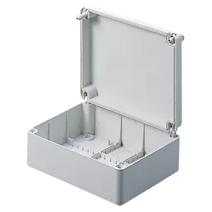 Gewiss GW44210 Electrical Junction Box, Plastic, Grey