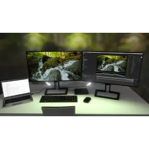 Simple and powerful daisy chaining for multi-monitor setups