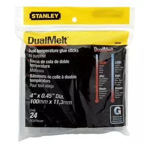 Glue Sticks Stanley DualMelt 24 pcs Transparent Dual Temperature