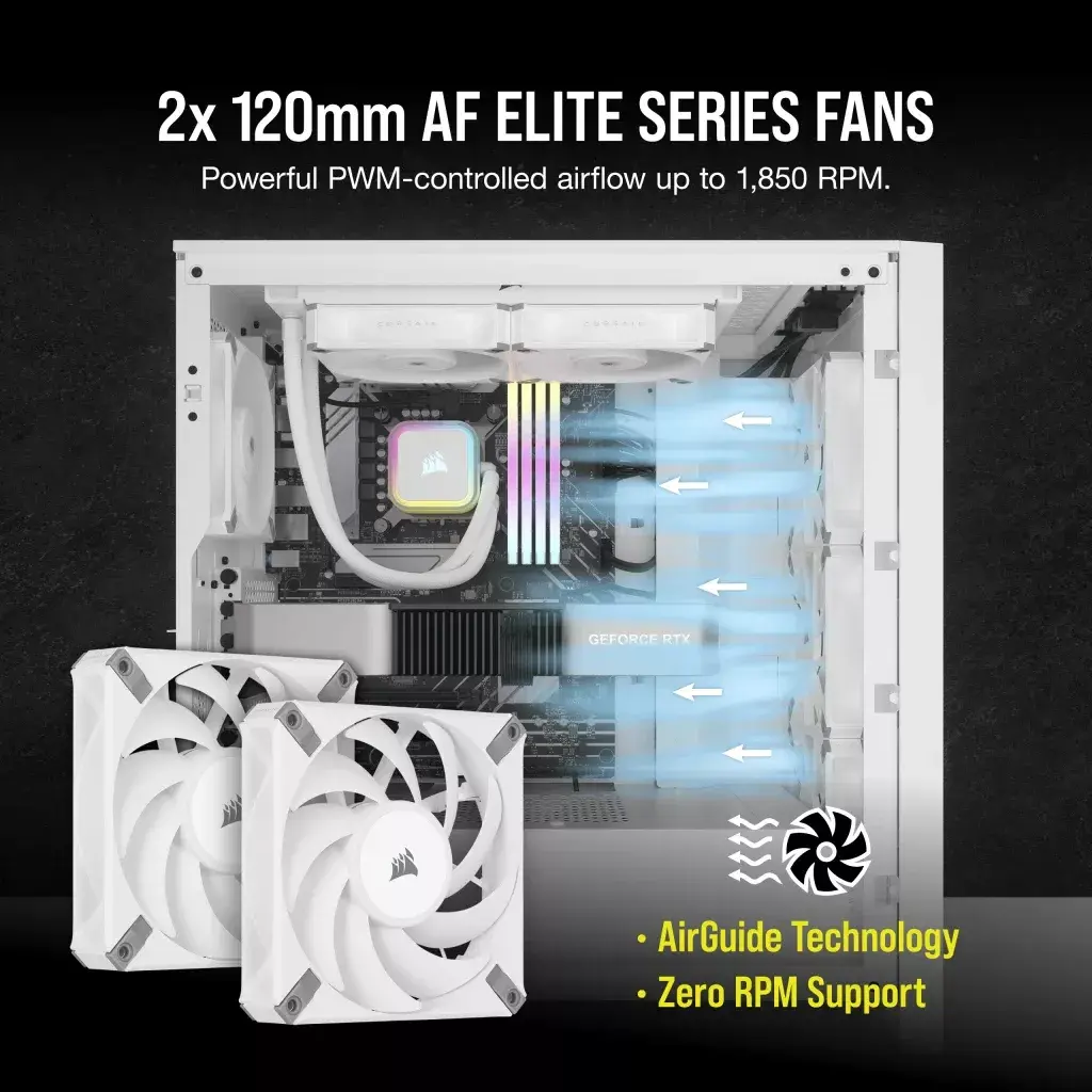 All-in-one liquid cooler Corsair H100I Elite Photo 8