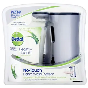 Dettol 140085306 bezkontakta ziepju dozators 0.25 L daudzkrāsains ar alveju