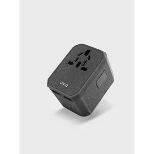 Charger Uniq VoyagePD Black AC Fast charging Laptop Smartphone Tablet