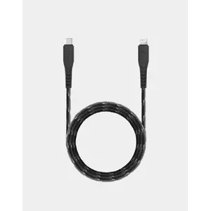 Kabelis Energea Nyloflex 3 m Melns Lightning USB C 100 W 3 A