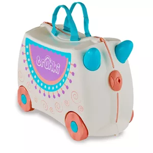 Trunki cieta čemodāna bērnu koferis Lama Lola, 18 l, bēšs, 310×460 mm