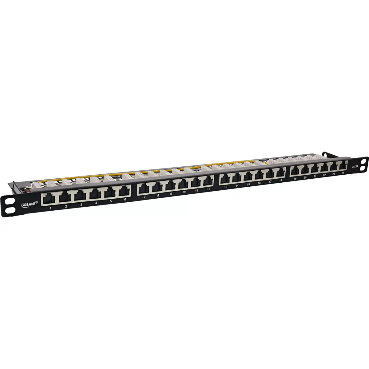 InLine 19" patch panel Cat.6A 0.5 U Photo 3