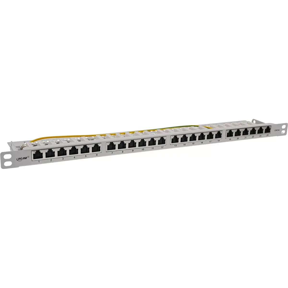 InLine 19" patch panel Cat.6A 0.5 U Photo 3