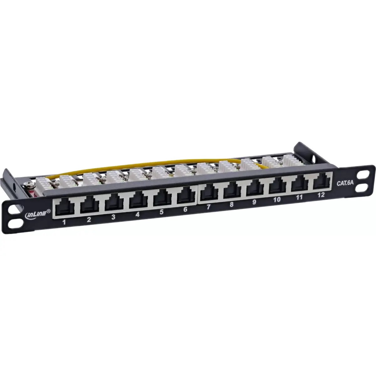 InLine 10" patch panel Cat.6A 0.5U Photo 3