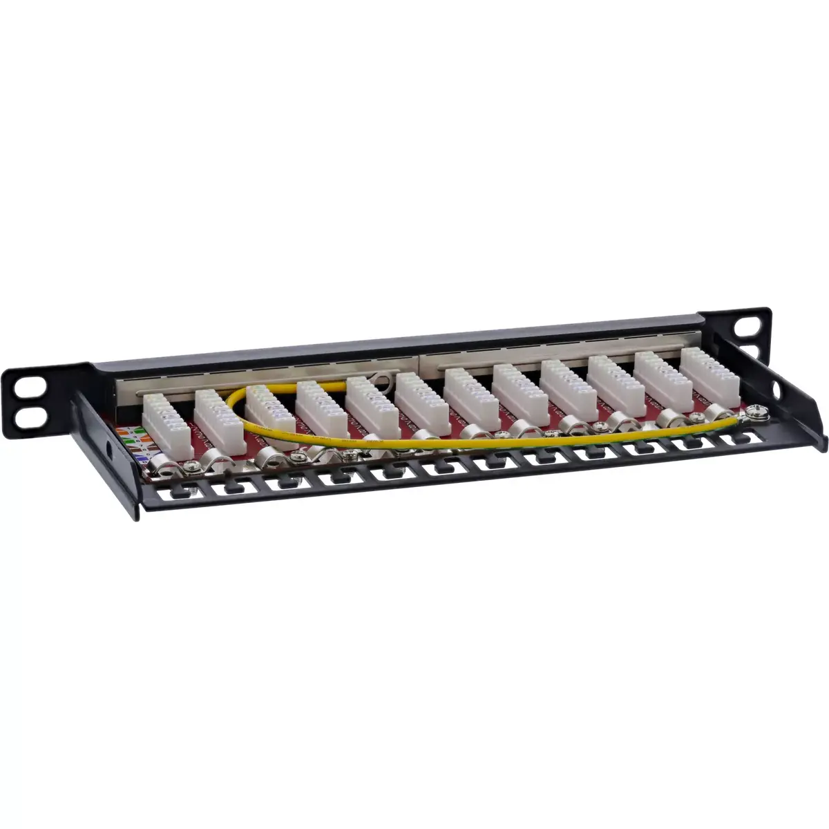 InLine 10" patch panel Cat.6A 0.5U Photo 4