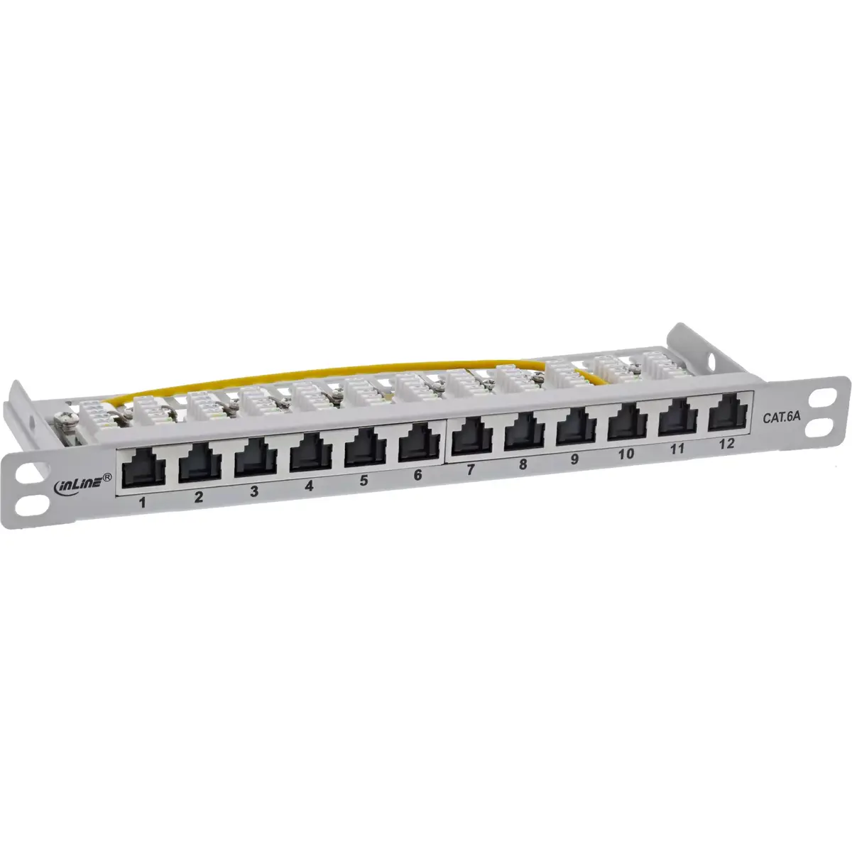 InLine 10" patch panel Cat.6A 0.5U Photo 3