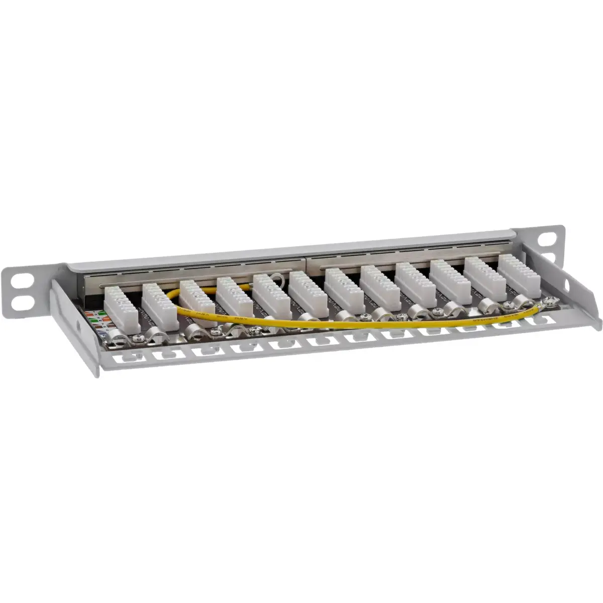 InLine 10" patch panel Cat.6A 0.5U Photo 4
