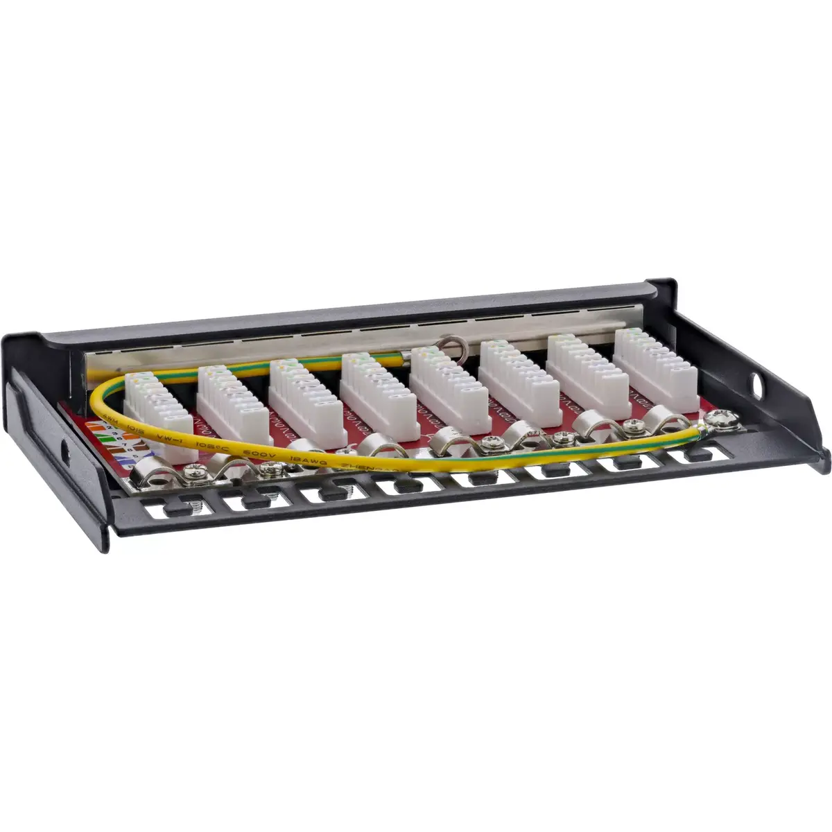 InLine Patch panel Cat.6A 0.5U 8-port Photo 4